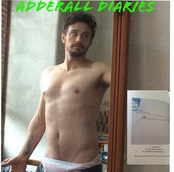 James Franco pelado mostrando o pênis duro