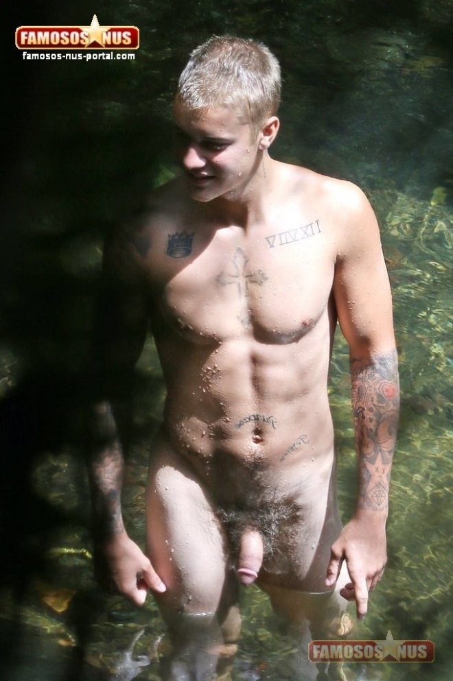 Justin Bieber pelado completamente nu